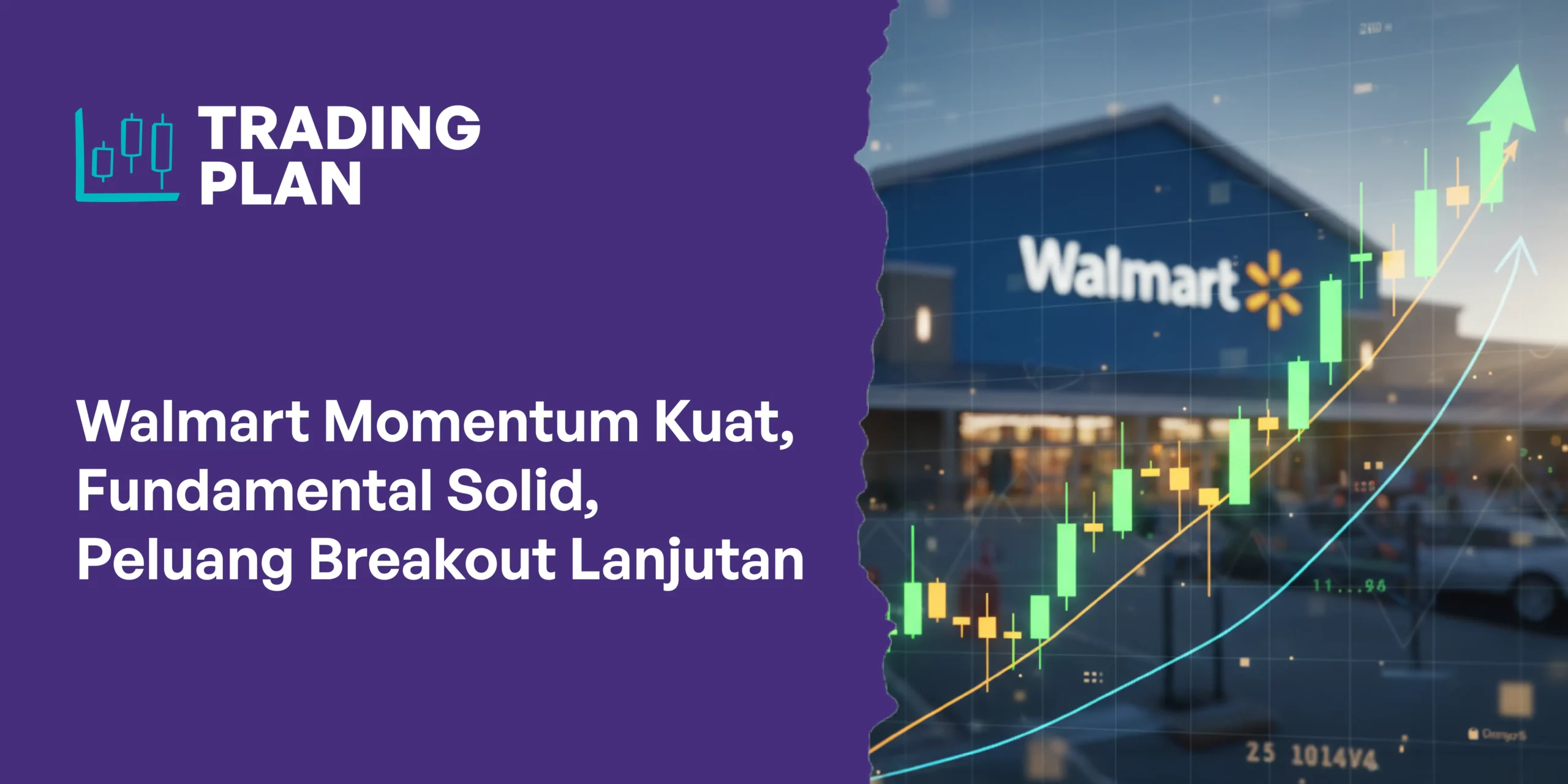 Trading Plan Walmart: Momentum Kuat, Fundamental Solid, Peluang Breakout Lanjutan