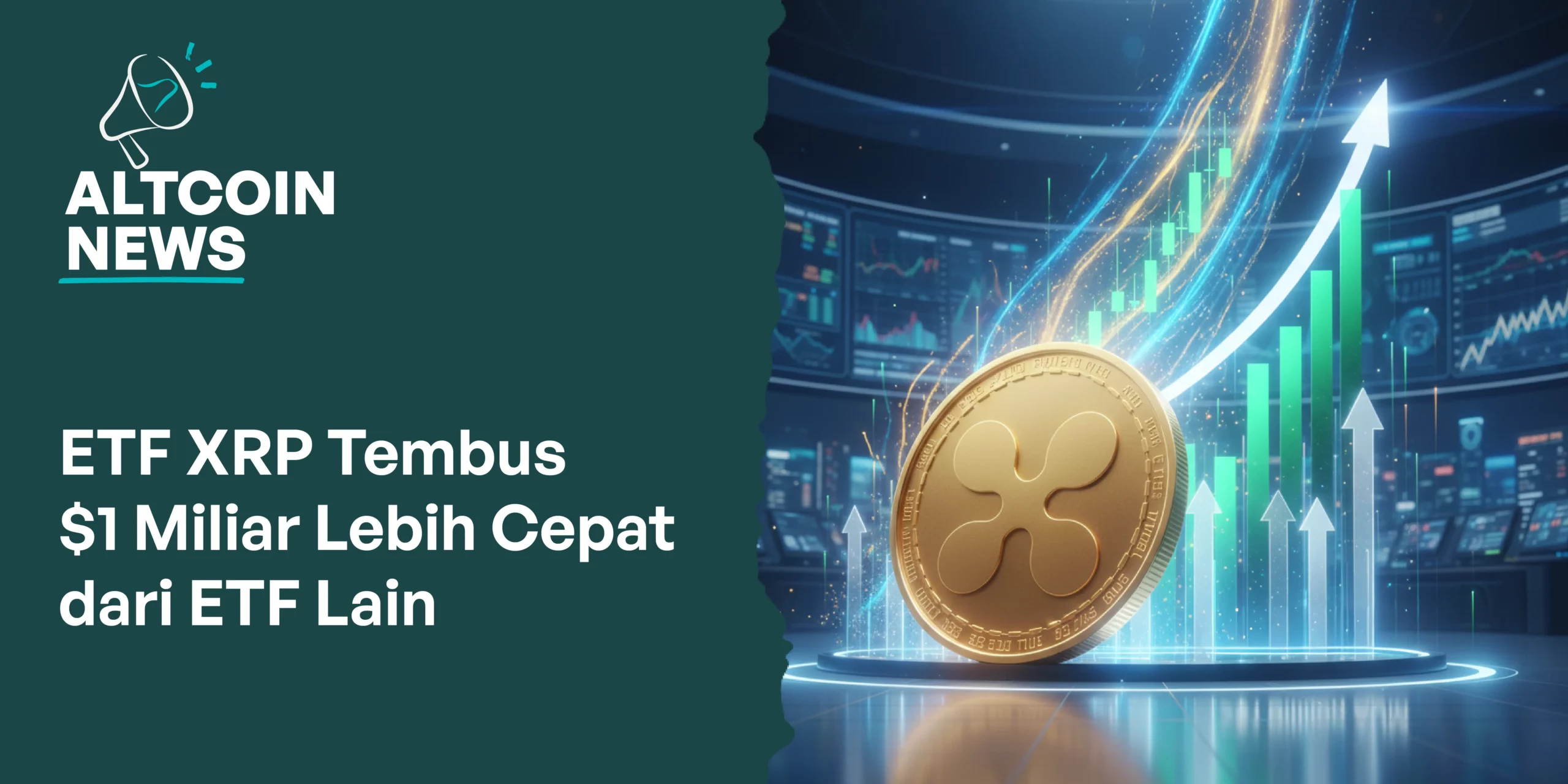 ETF XRP Tembus $1 Miliar Lebih Cepat dari ETF Kripto AS Lainnya, Apa Alasannya?