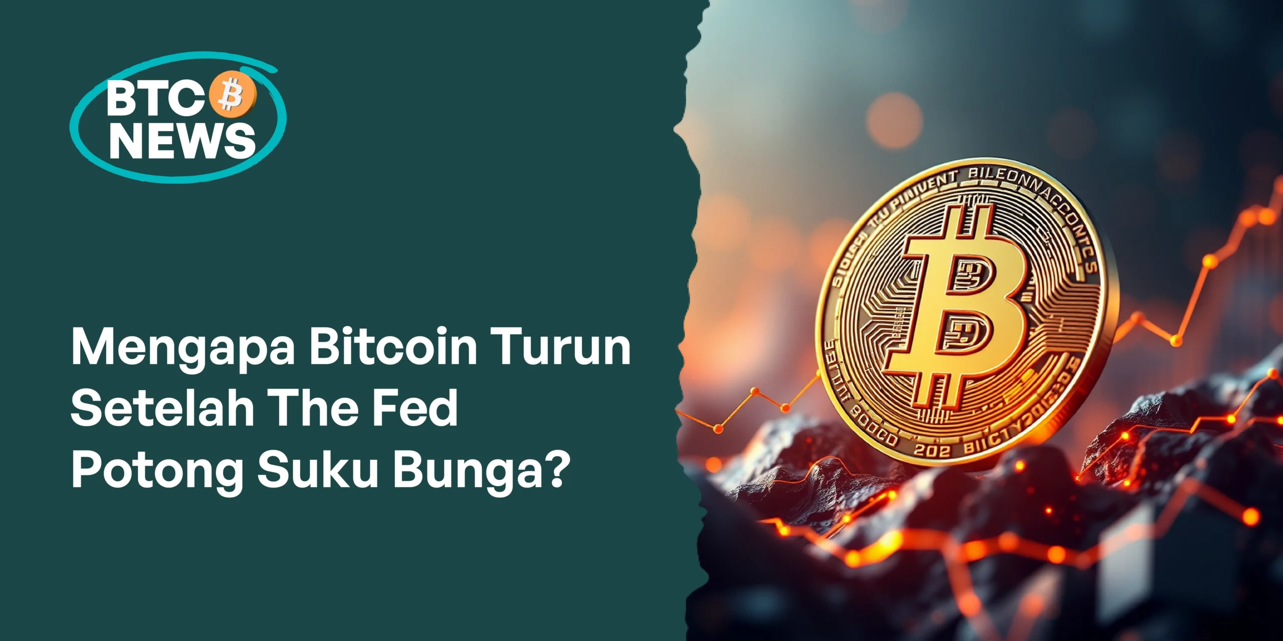 Mengapa Bitcoin Turun Setelah The Fed Potong Suku Bunga?