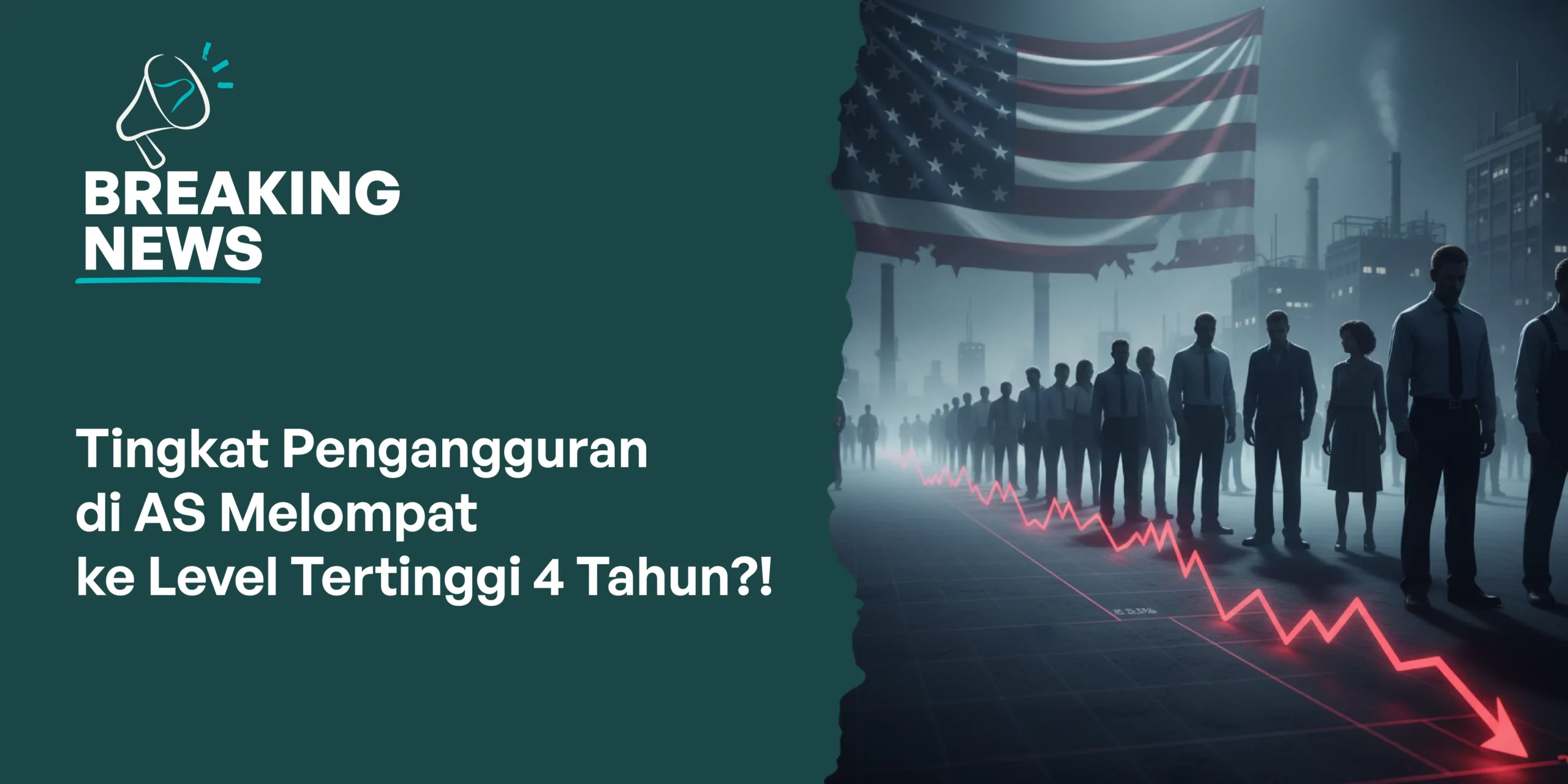 Tingkat Pengangguran AS Melompat ke Level Tertinggi 4 Tahun?!