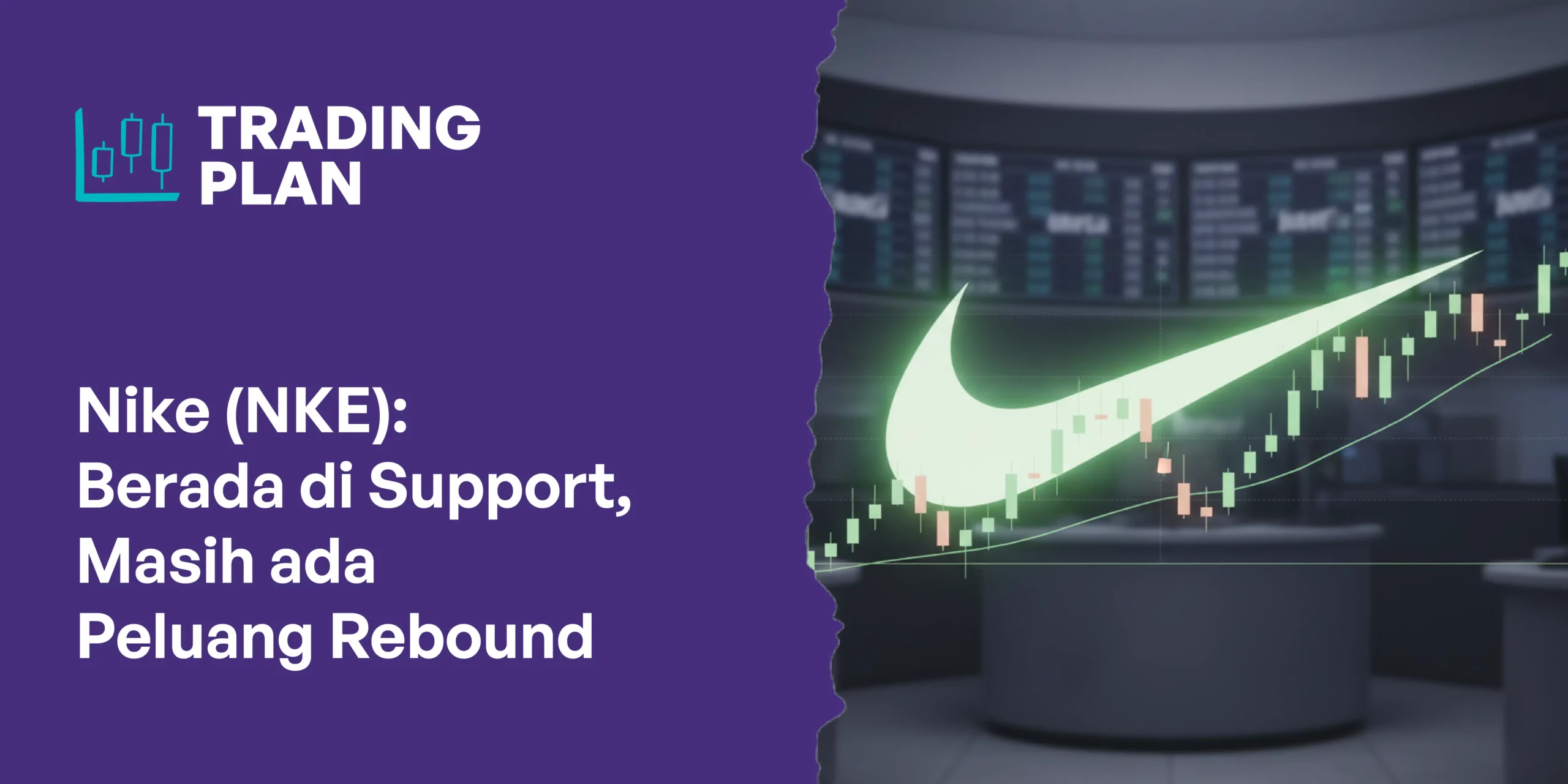 Nike (NKE): Berada di Support, Masih ada Peluang Rebound