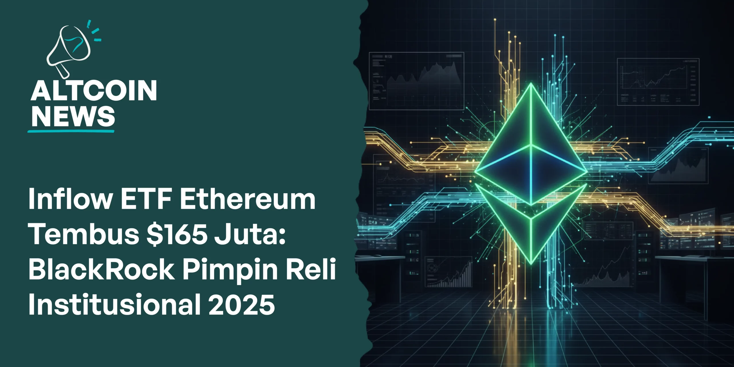 ETF Ethereum Spot Catat Rally Inflow Fantastis $165,45 Juta