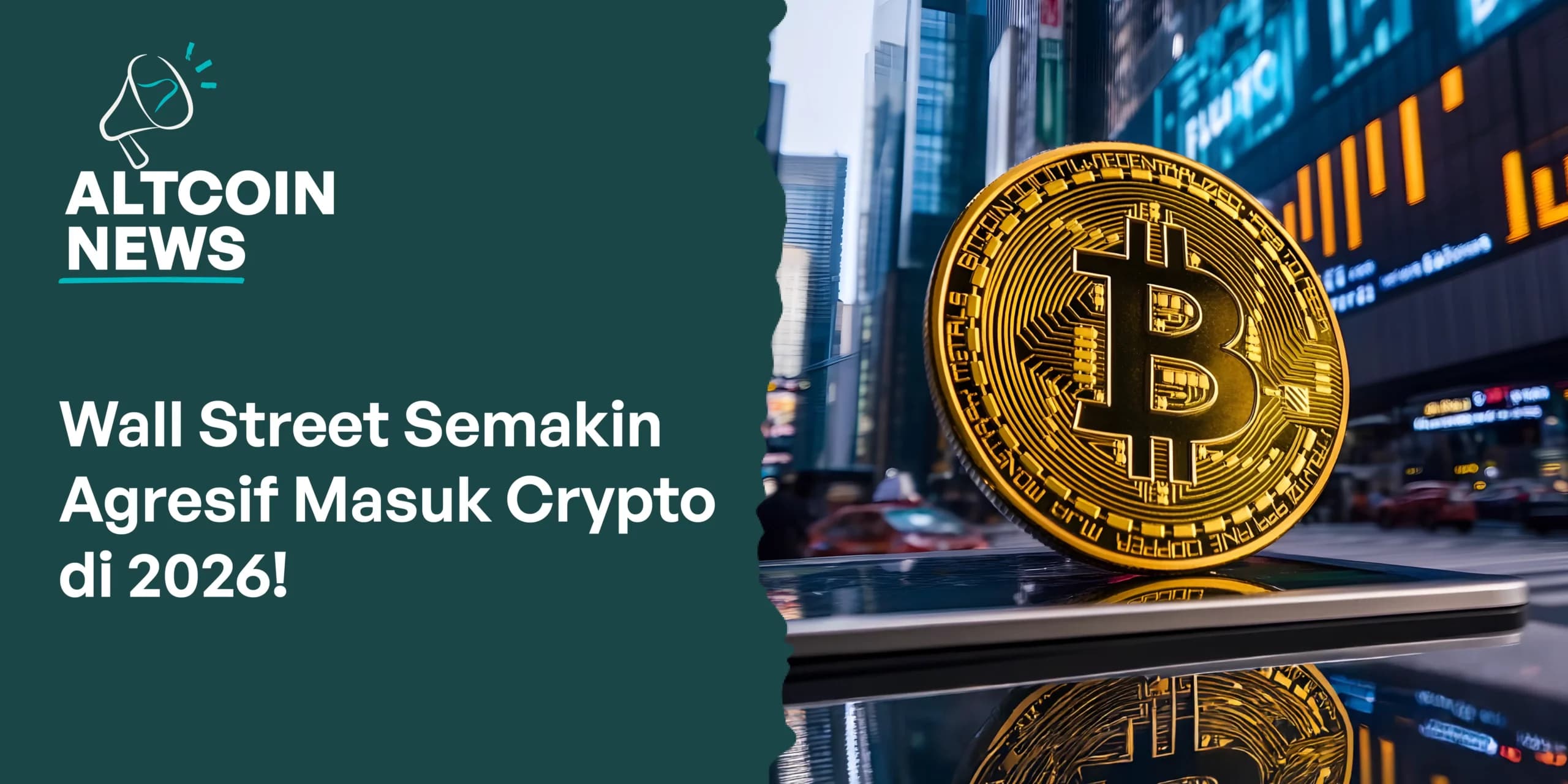 Wall Street Semakin Agresif Masuk Crypto di 2026!