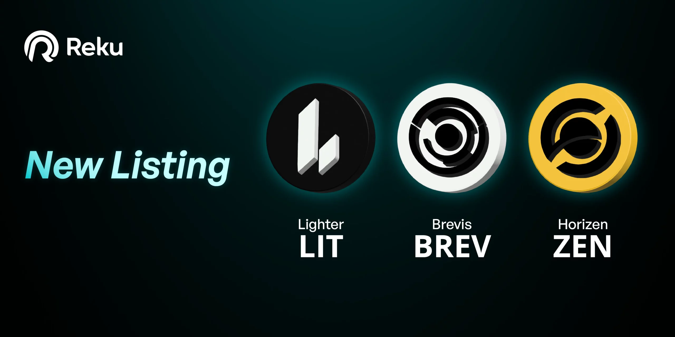 LIT, BREV, dan ZEN Sudah Dapat Diperjualbelikan di Reku!