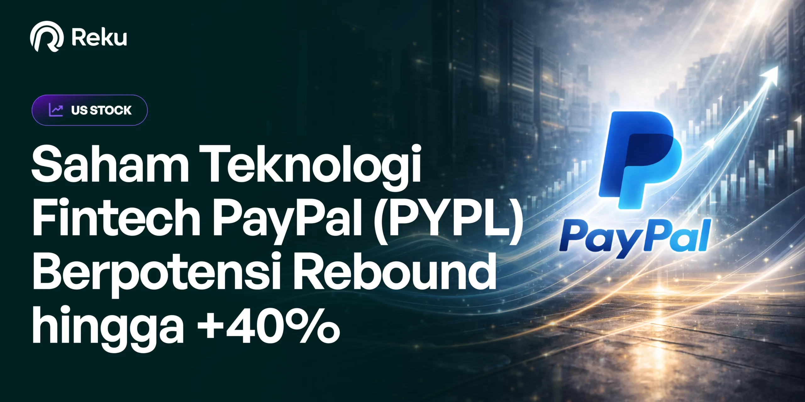 Saham Teknologi Fintech PayPal (PYPL) Berpotensi Rebound hingga +40%