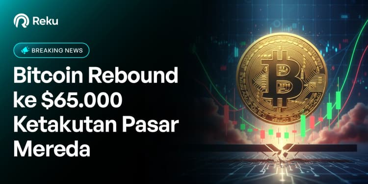 Harga Bitcoin Rebound ke $65.000: Ketakutan Pasar Mereda?