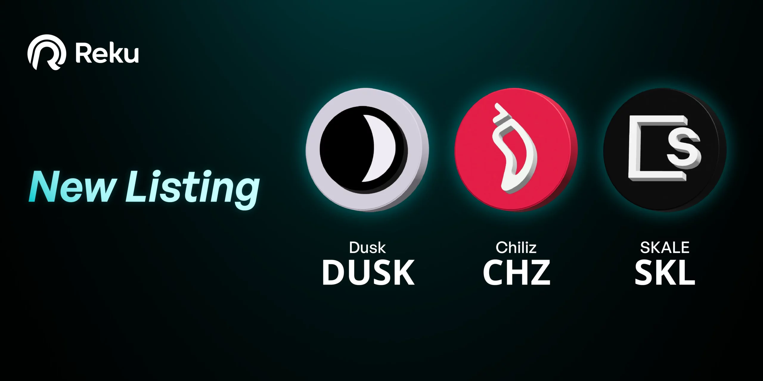 DUSK, CHZ, dan SKL Sudah Dapat Diperjualbelikan di Reku!