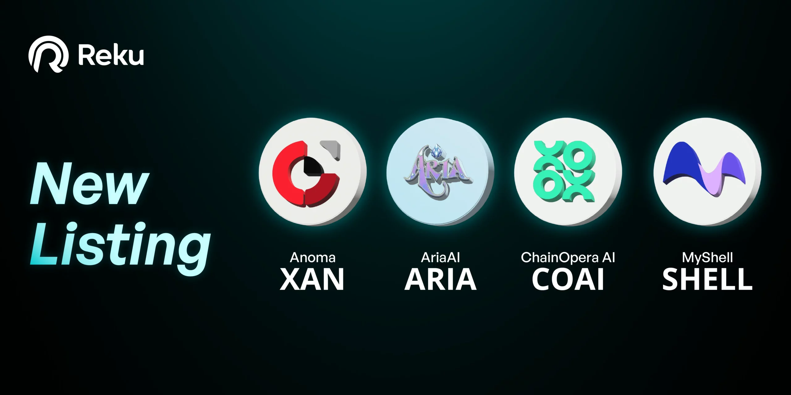 XAN, ARIA, COAI, dan SHELL Sudah Dapat Diperjualbelikan di Reku!