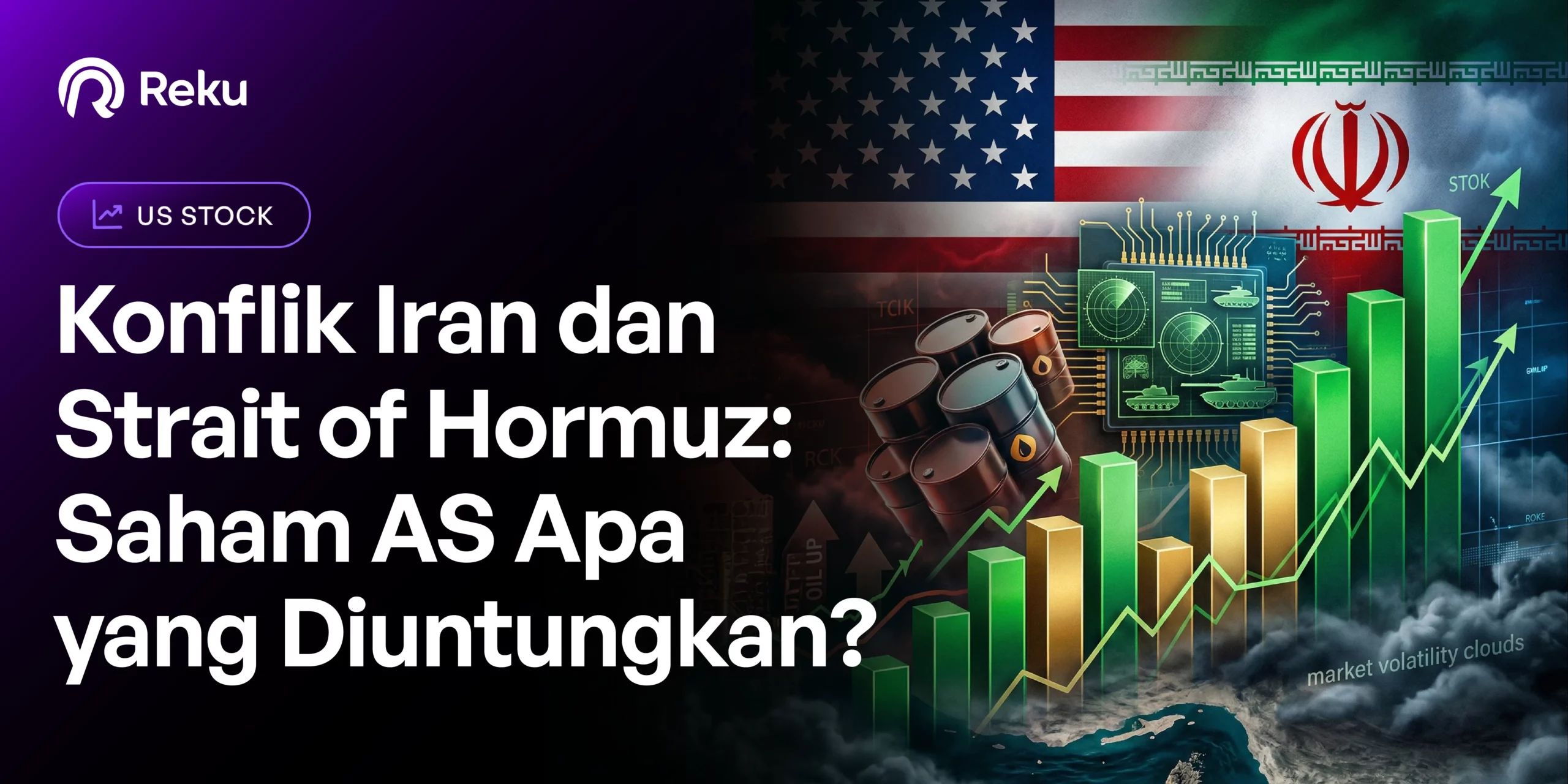 Konflik Iran dan Gangguan di Strait of Hormuz: Saham AS Apa yang Diuntungkan?