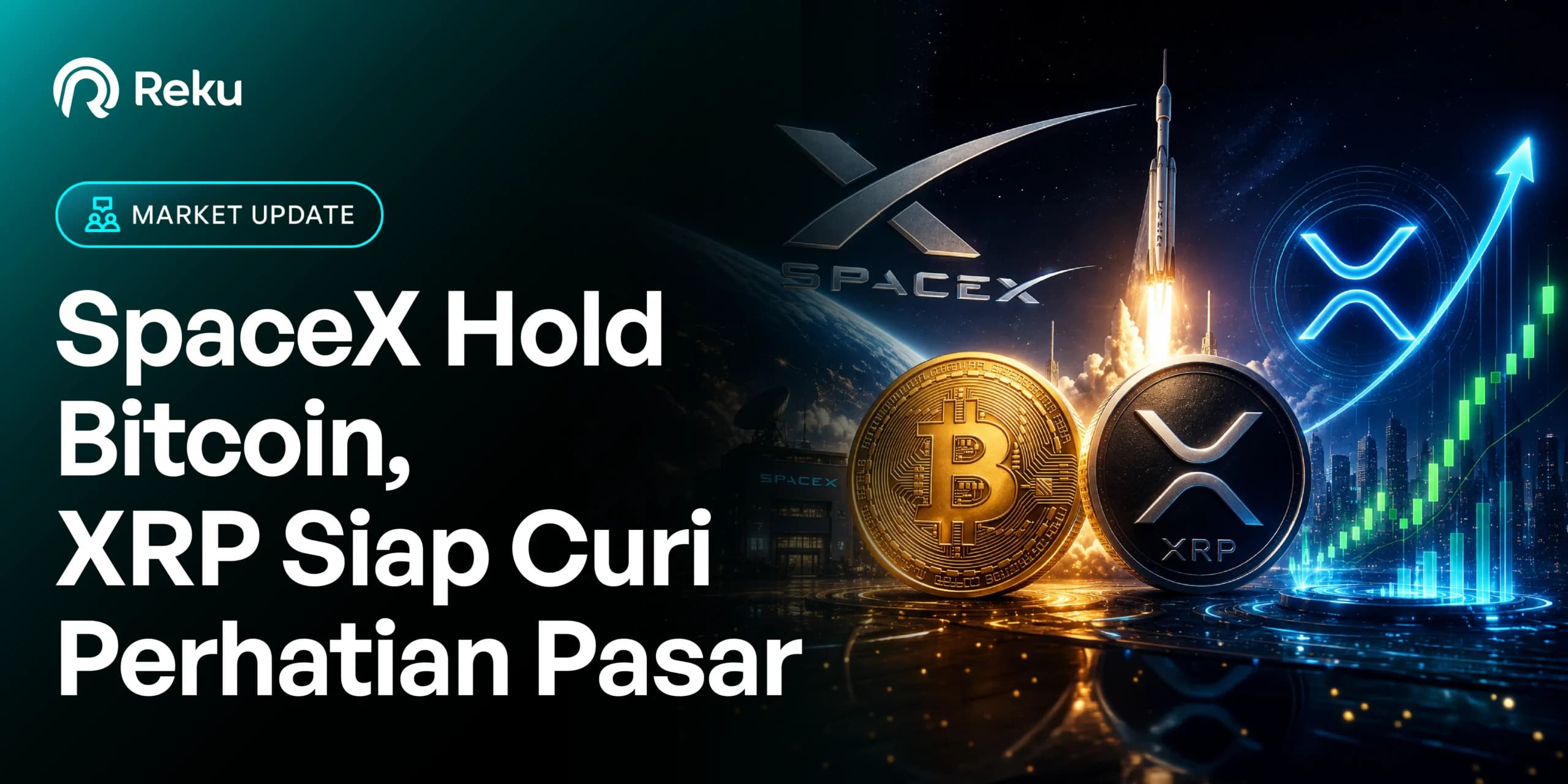Rekap Sepekan: SpaceX Hold Bitcoin, XRP Siap Curi Perhatian Pasar