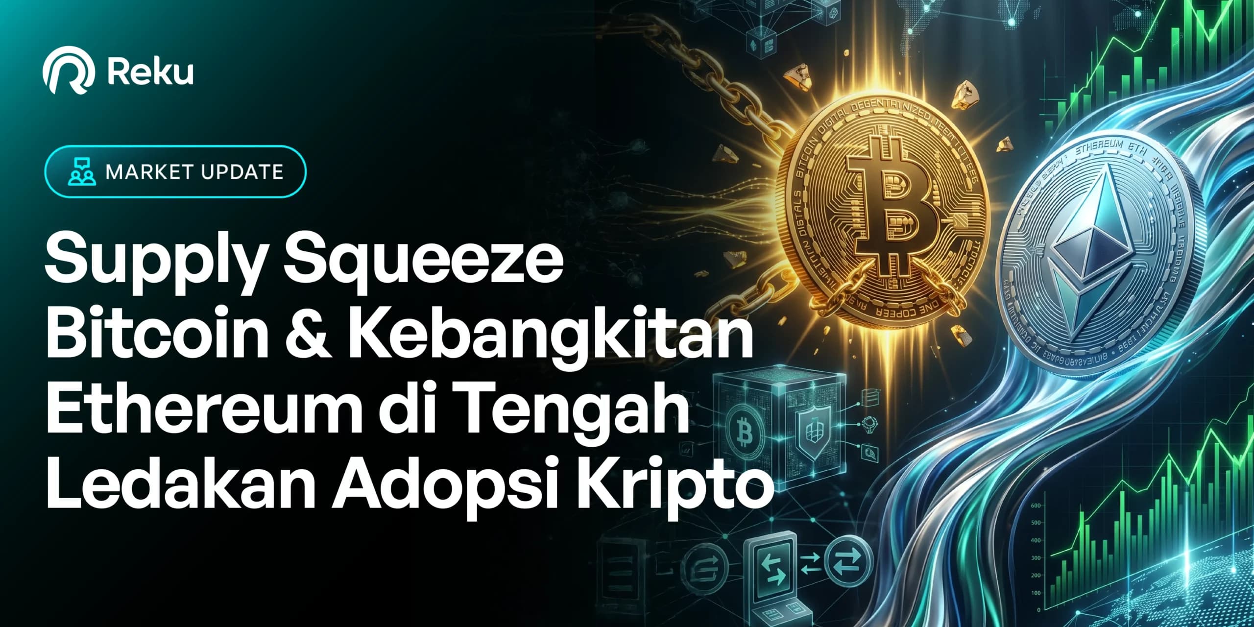 Rekap Sepekan: Supply Squeeze Bitcoin & Kebangkitan Ethereum di Tengah Ledakan Adopsi Kripto