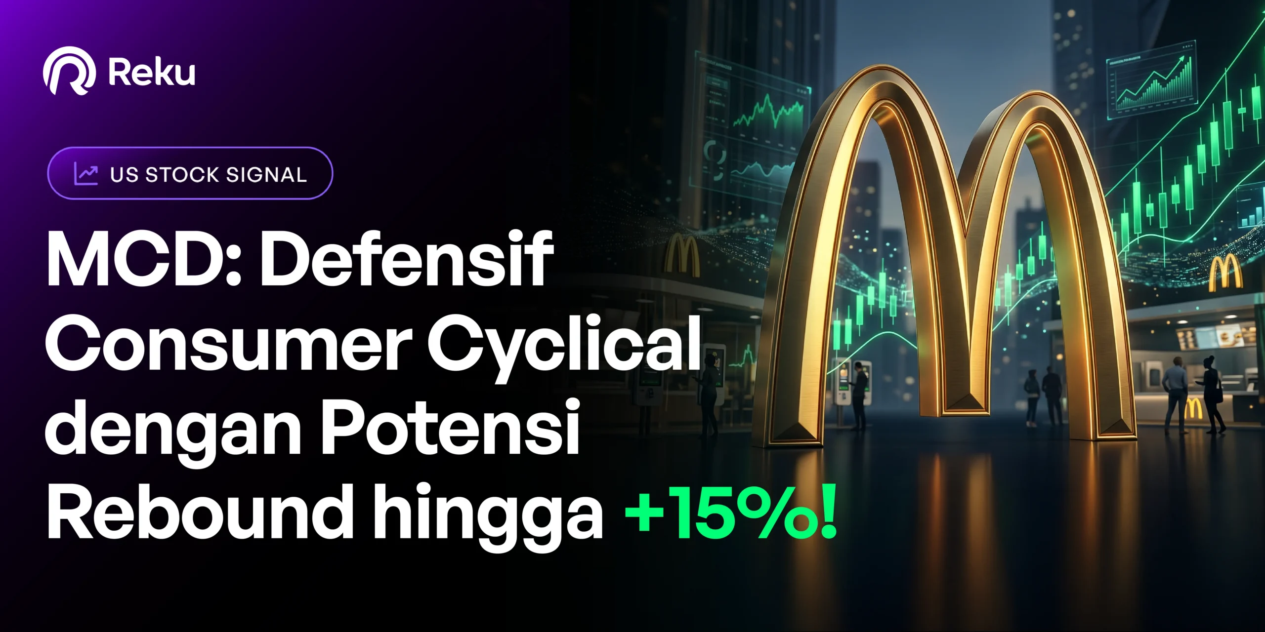 Saham MCD: Defensif Consumer Cyclical dengan Potensi Rebound hingga +15%!