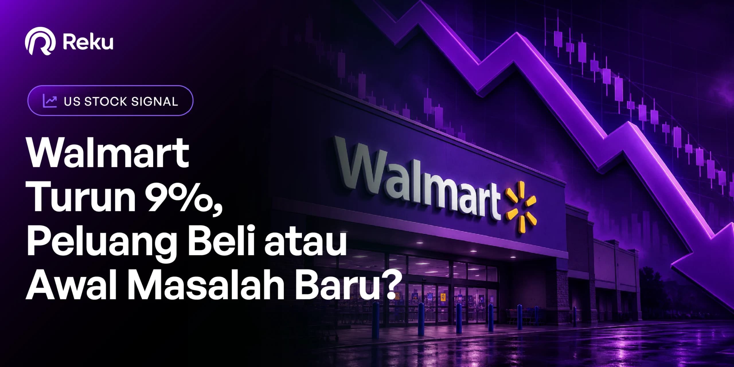 Walmart Turun 9%, Peluang Beli atau Awal Masalah Baru?