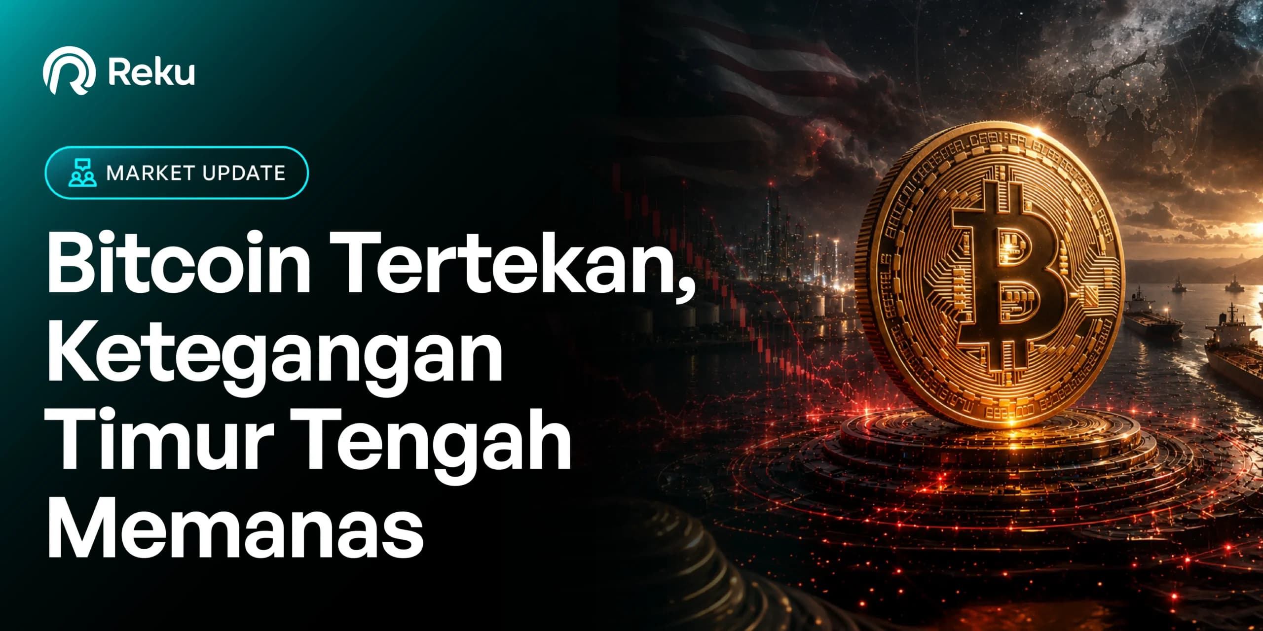 Rekap Sepekan: Bitcoin Tertekan, Ketegangan Timur Tengah Memanas