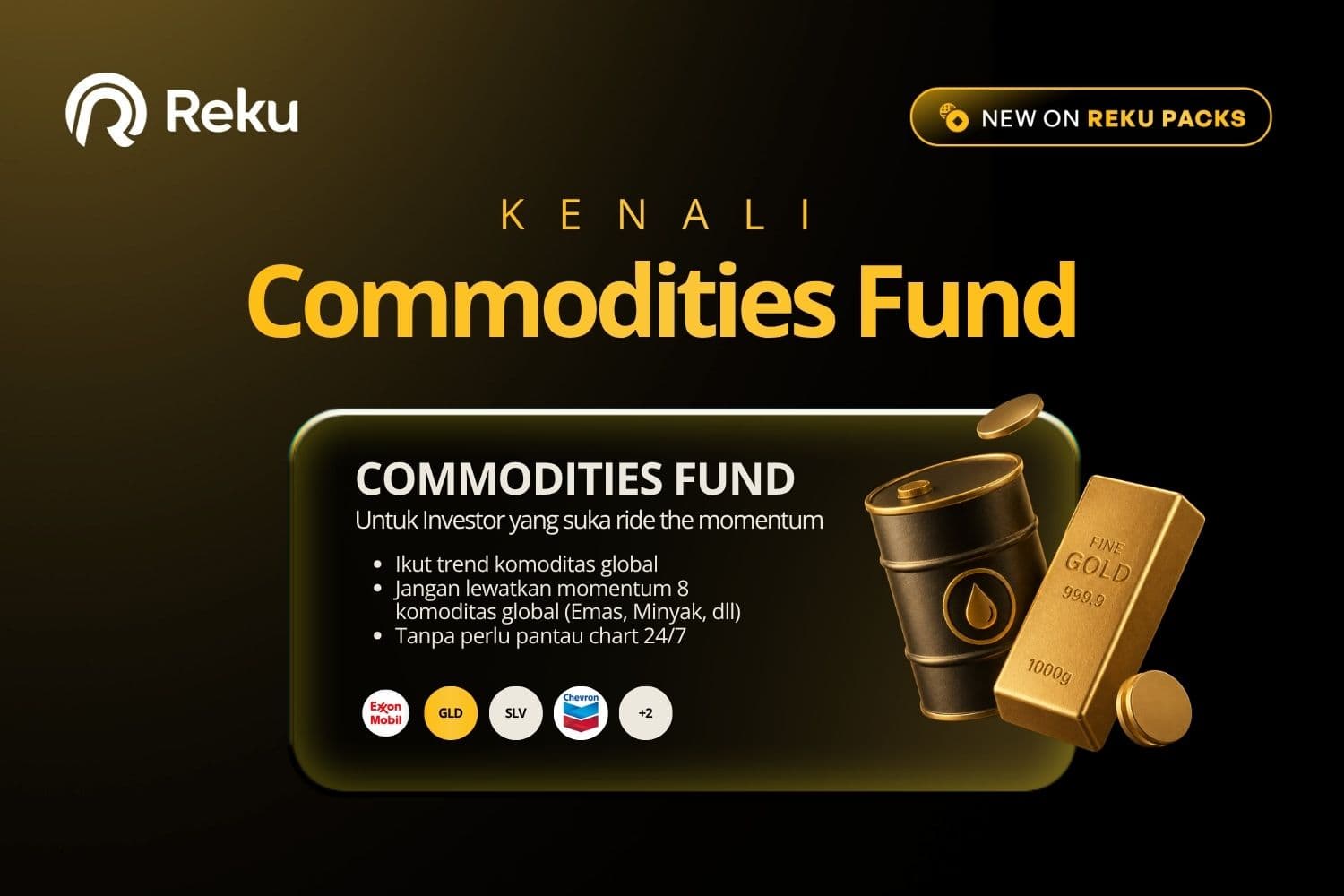 Commodities Fund Reku: Solusi Praktis untuk Investasi Komoditas Global
