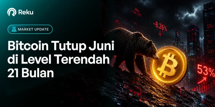 Bitcoin Tutup Juni di Level Terendah 21 Bulan, Sinyal Short Menguat