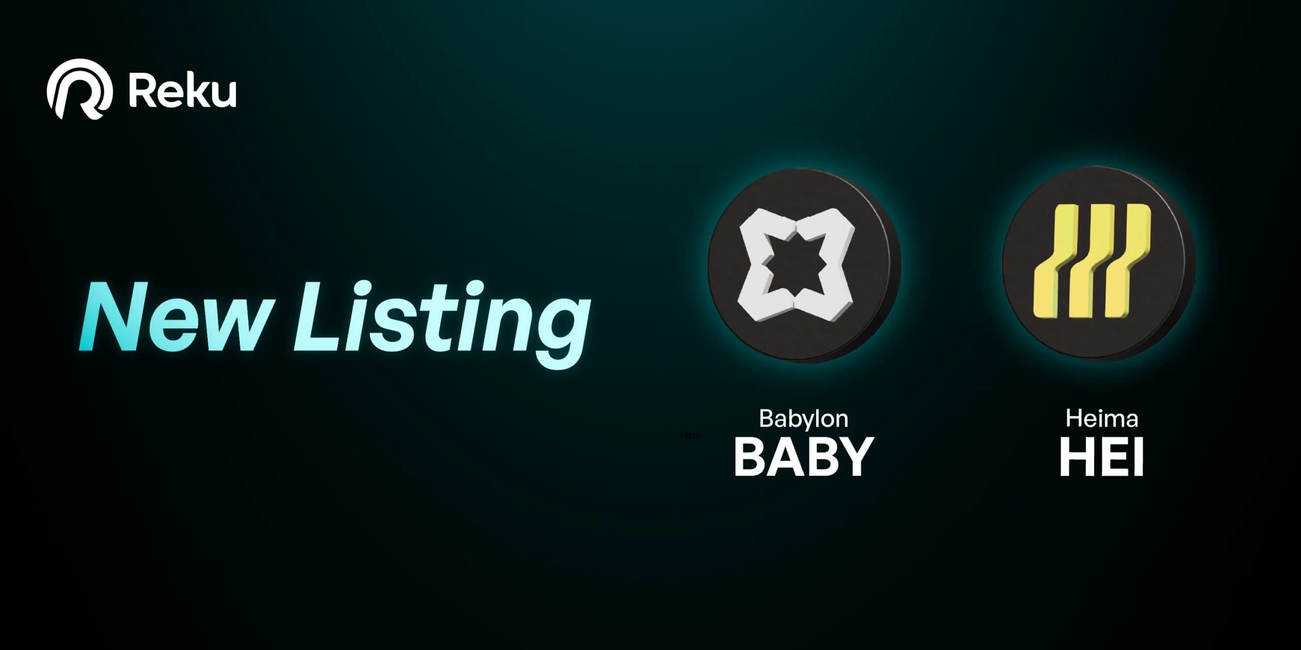 HEI dan BABY Sudah Dapat Diperjualbelikan di Reku!