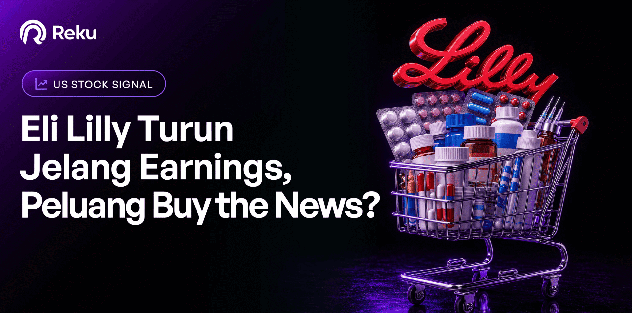 Eli Lilly Turun Jelang Earnings, Peluang Buy the News?