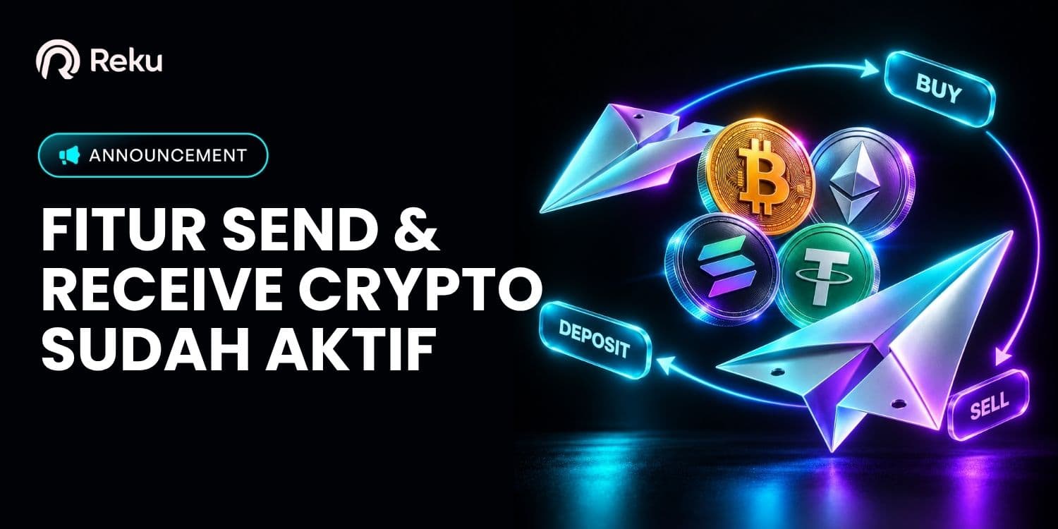Send dan Receive Crypto Sudah Dapat Dilakukan